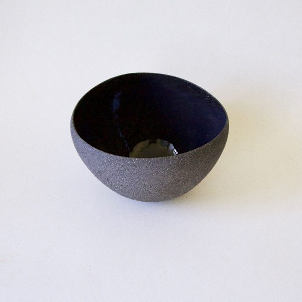 deep open pebble bowl blue black myrto zirini ceramic art03