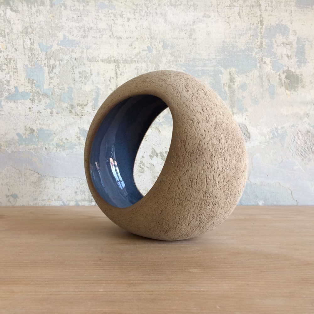 01 2017 myrto zirini ceramics hollow pebble sculpture
